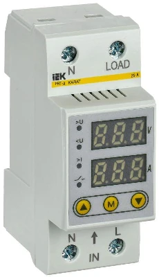 Реле напряжения и тока РНТ-д 1ф 36мм 25А KARAT IEK IVC21-1-25