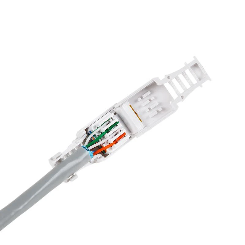 Джек штекер RJ45 8Р8С быстрозажимной ручной Rexant 05-1051 2