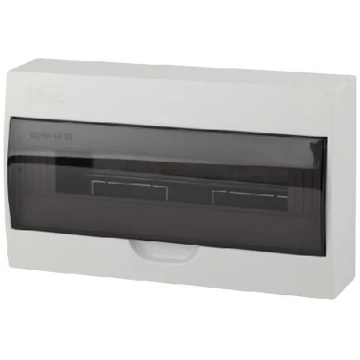 Бокс навесной ЩРН-П-18 18мод. IP41 пластик SIMPLE NO-box_simple-plastic_18_surface BOXS18 Эра Б0041527