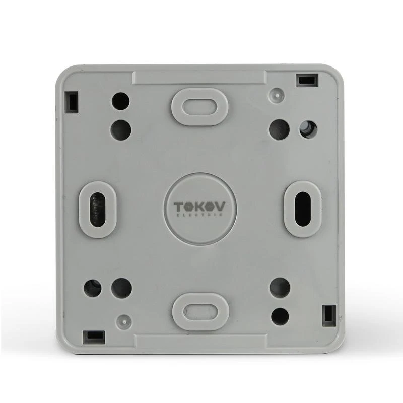 Розетка 1-м ОП Nix 16А IP54 250В с заземл. с крышкой сер. TOKOV ELECTRIC TKE-NX-R1Z-C06-IP54 5