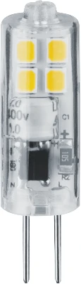 Лампа светодиодная 80 246 NLL-S-G4-2.5-230-4K-NF 2.5Вт капсульная прозрачная 4000К нейтр. бел. G4 190лм 220-240В без пульсаций Navigator 80246