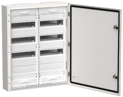 Корпус ЩРн-96 (2х48) TITAN 5 710х570х140 IP54 одна дверь метал. бел. IEK TI5-50-N-2X048-54
