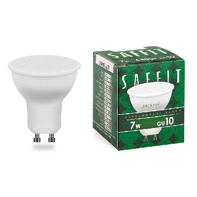 Лампа светодиодная SAFFIT SBMR1607 MR16 GU10 7W 230V 6400K 55147