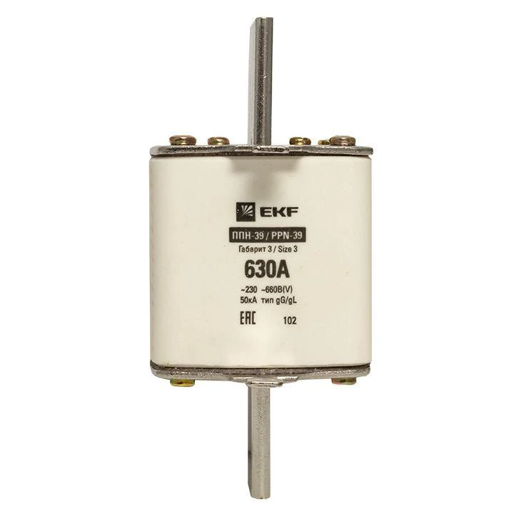 Вставка плавкая ППН-39 630/630А габарит 3 PROxima EKF fus-39/630 1
