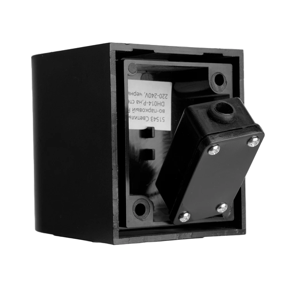 Светильник садово-парковый Feron.ONE DH014-P,на стену, GU10 220-240V, черный пластик 51543 3