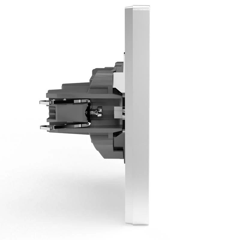 Розетка 1-м СП Pixel 16А IP20 без заземл. в сборе бел. TOKOV ELECTRIC TKE-PX-R1F-C01 3