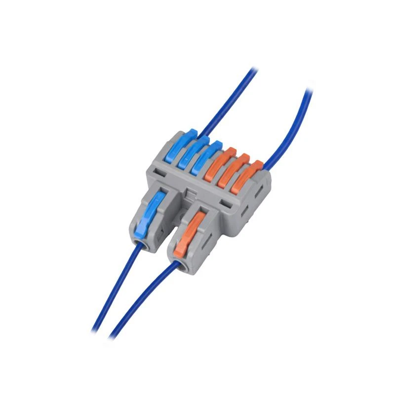 Клемма монтажная СМК PTC-2P 4226 BL/2 450В 32А 0.08-2.5(4.0)кв.мм JazzWay 5073784 6