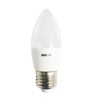 Лампа светодиодная PLED-LX 8Вт C37 свеча матовая 4000К нейтр. бел. E27 JazzWay 5025288