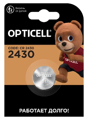 Элемент питания литиевый CR2430 (блист.1шт) Specialty Opticell 5060009