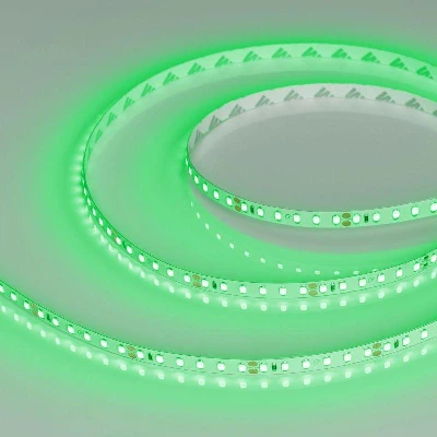 Лента светодиодная RT-A120-8mm 24V Green9.6Вт/м IP20 2835 открыт. (уп.5м) Arlight 008782(2)