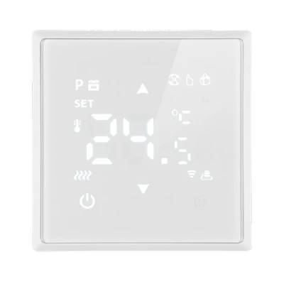 Терморегулятор Wi-Fi (механизм), STEKKER, 250В, 3500Вт, серия Эмили, RSW00-5119-01, белый фарфор, soft touch 50376