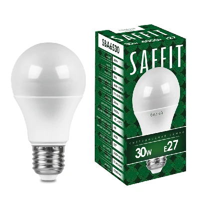 Лампа светодиодная SAFFIT SBA6530 Шар E27 30W 230V 4000K 55183