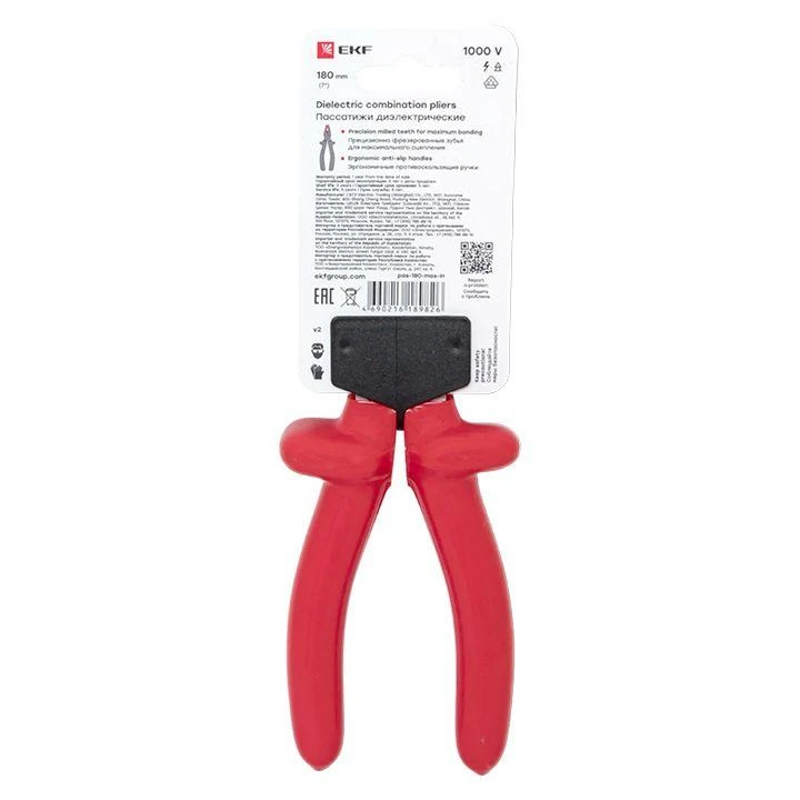 Пассатижи 180мм Master 1000В Basic EKF pas-180-mas-in 6
