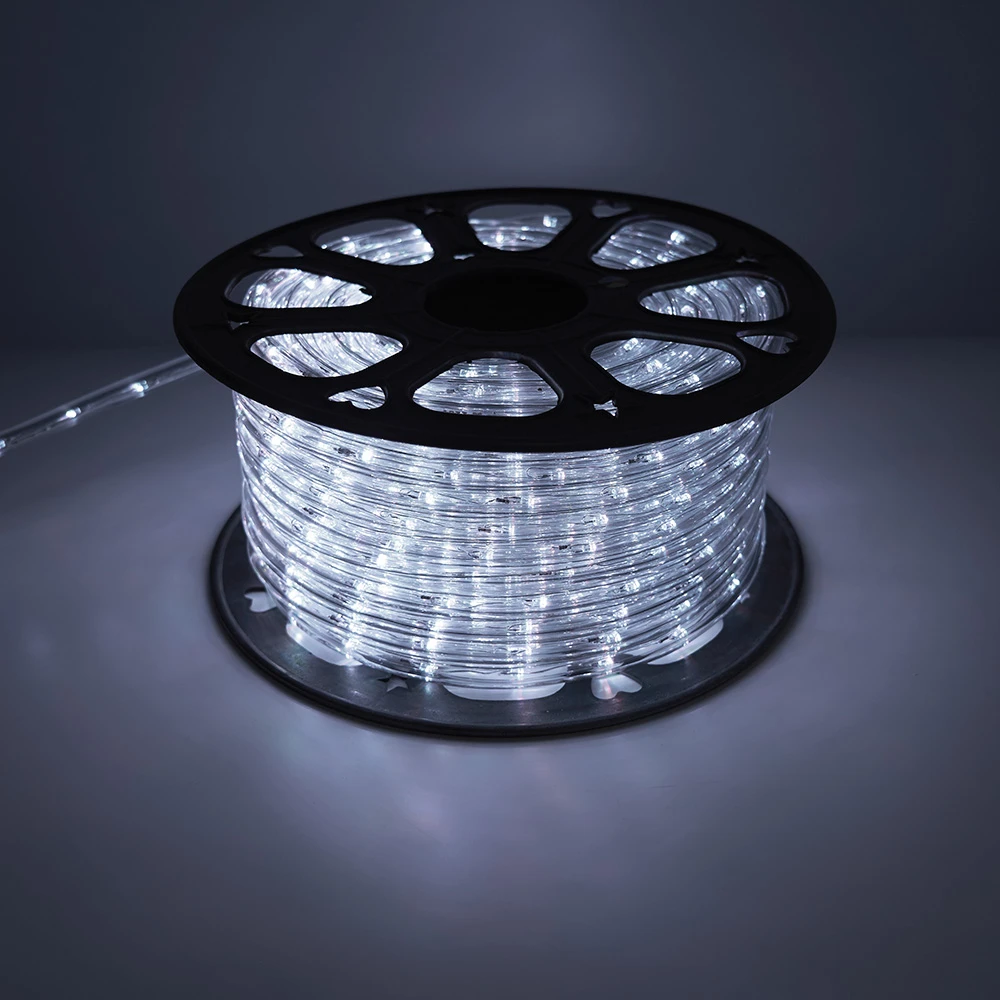 Дюралайт светодиодный Feron LED-R2W 2-х жильный, RGB 1,44Вт/м 24LED/м 50м 230V 41031 2