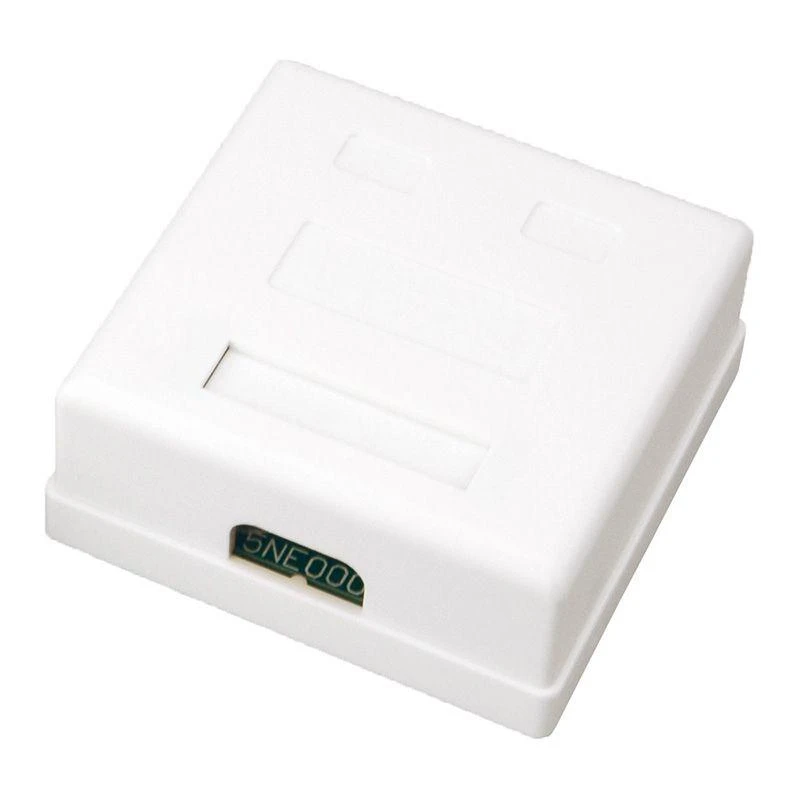 Розетка компьютерная 2-м ОП RJ45 кат.5E UTP неэкранир. бел. Rexant 03-0151 1