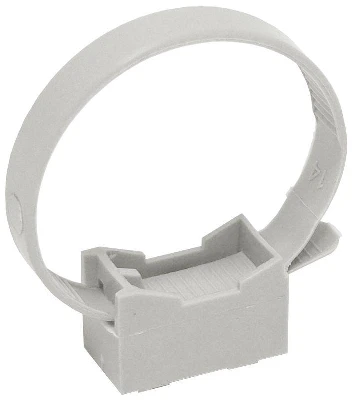 Держатель хомутный для труб со стяжкой d32-63 CFF2 сер. ELASTA IEK CTA10MP-CFF263-K41-100