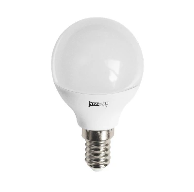 Лампа светодиодная PLED-LX 8Вт G45 шар матовая 4000К нейтр. бел. E14 JazzWay 5025295