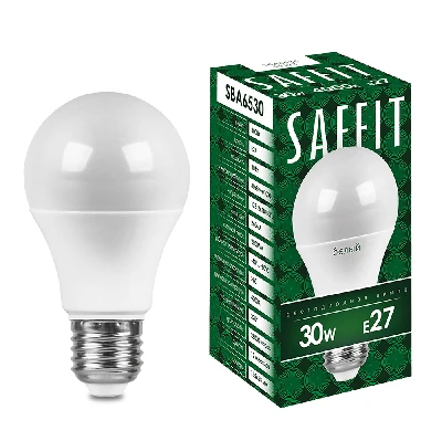 Лампа светодиодная SAFFIT SBA6530 Шар E27 30W 230V 2700K 55182