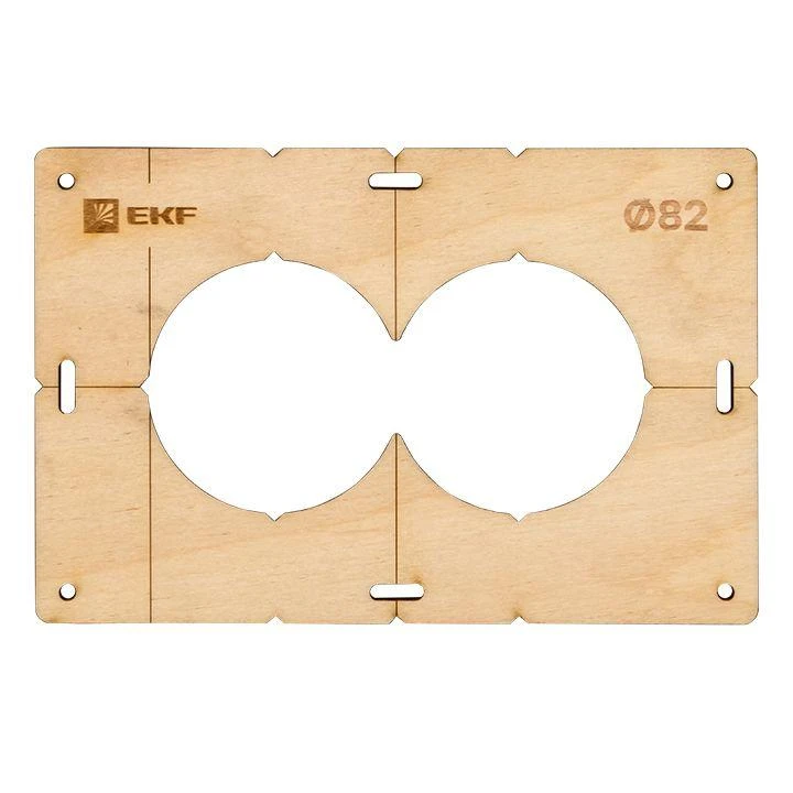 Комплект шаблонов для подрозетников d82мм Expert EKF sh-d82-k 2