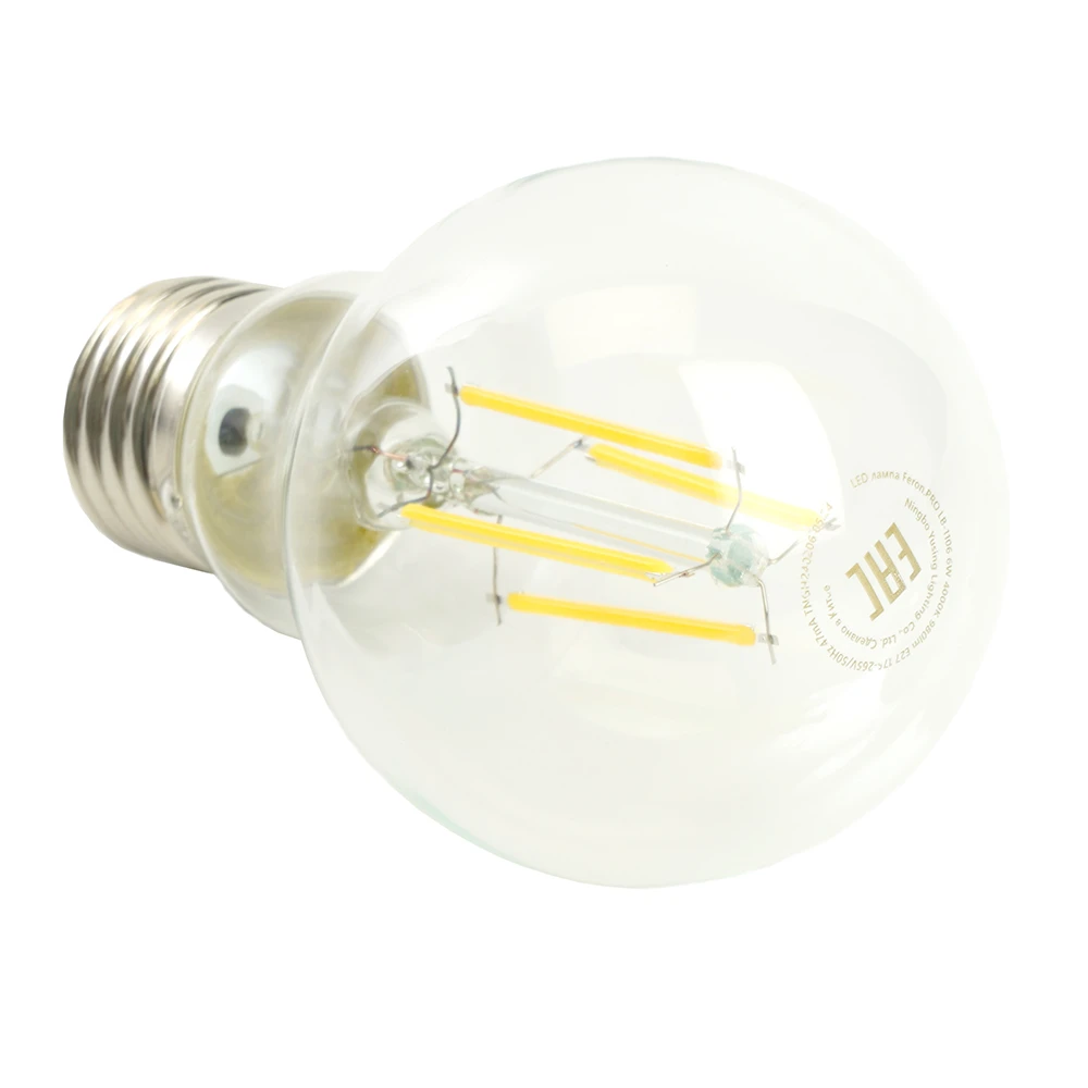 Лампа светодиодная Feron.PRO LB-1106 Шар E27 6W 175-265V 6400K 48891 3