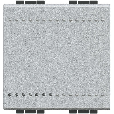 Выключатель 1-кл. 2мод. СП LivingLight 16А IP20 винтов. клеммы алюм. Leg BTC NT4001M2N