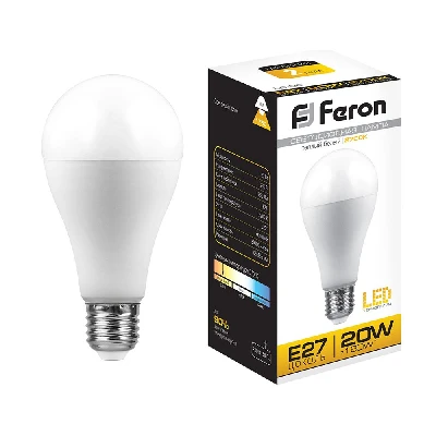 Лампа светодиодная Feron LB-98 Шар E27 20W 175-265V 2700K 25787