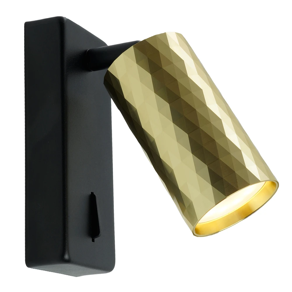 Светильник Feron ML1880 PRISM 35W, 230V, GU10, золото и чёрный 48671 1