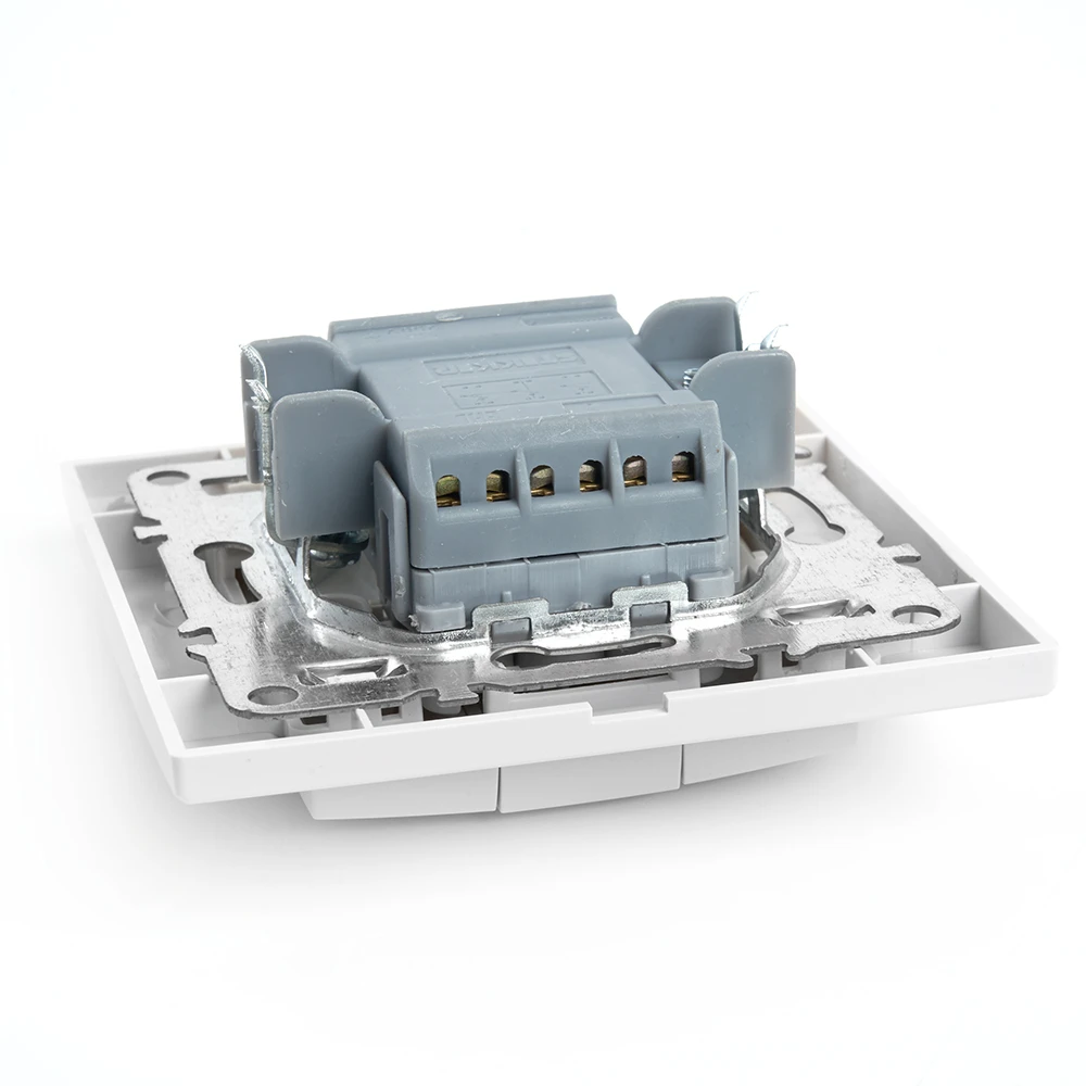 Выключатель 3-клавишный STEKKER PSW10-9007-01, 250В, 10А, серия Эрна, белый 39922 4
