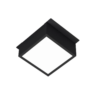 Светильник светодиодный DL-GRIGLIATO-S90x90-12W Warm3000 BK 90 deg 230) IP40 металл Arlight 038327