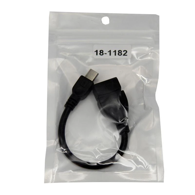 Кабель USB OTG micro USB на USB шнур 0.15м черн. Rexant 18-1182 1