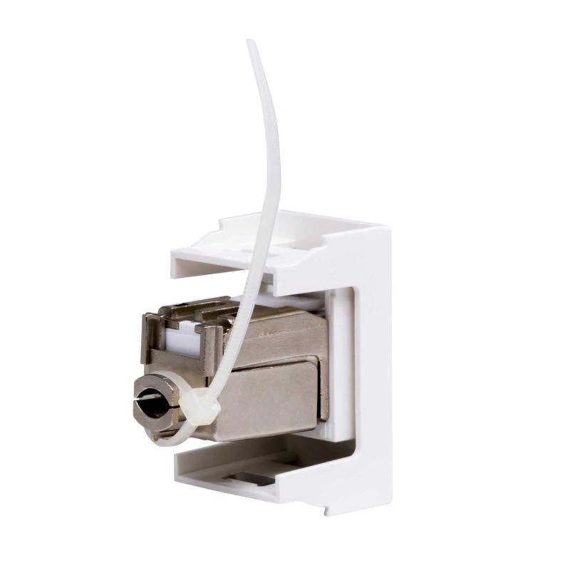 Розетка компьютерная 1-м 1мод. Viva RJ45 кат.6A бел. DKC 45078 1
