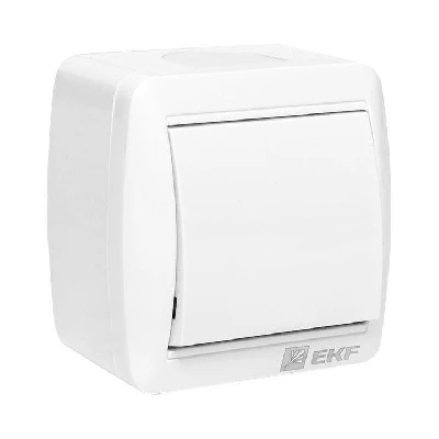 Выключатель ОП Владивосток кнопочный 10А IP54 сер. PROxima EKF EQR16-026-30-54