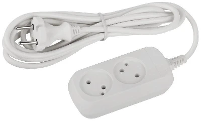 Удлинитель 2х3м без заземл. ПВС 2х0.75 UDL-10-230 Greenline Эра Б0065067