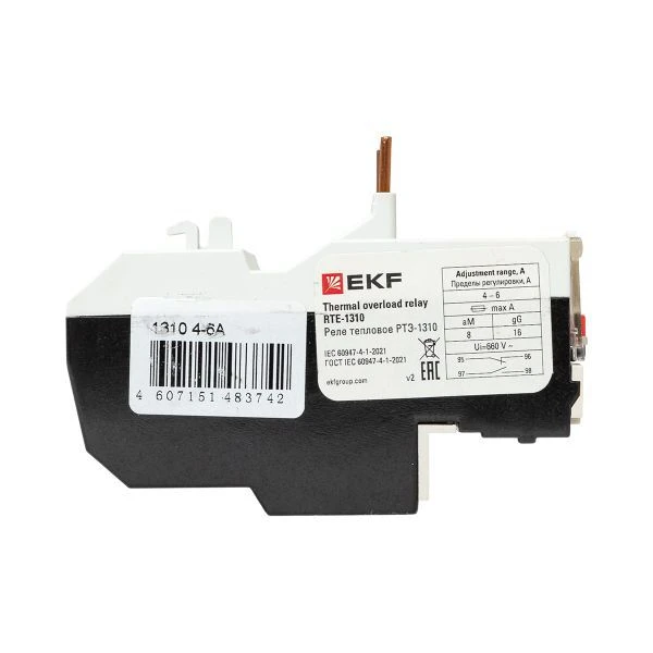 Реле тепловое РТЭ-1310 4-6А EKF rel-1310-4-6 3