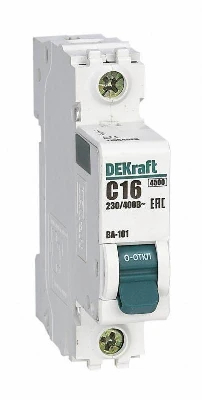 Выключатель автоматический модульный 1п B 50А 4.5кА ВА-101 DEKraft 11011DEK 0