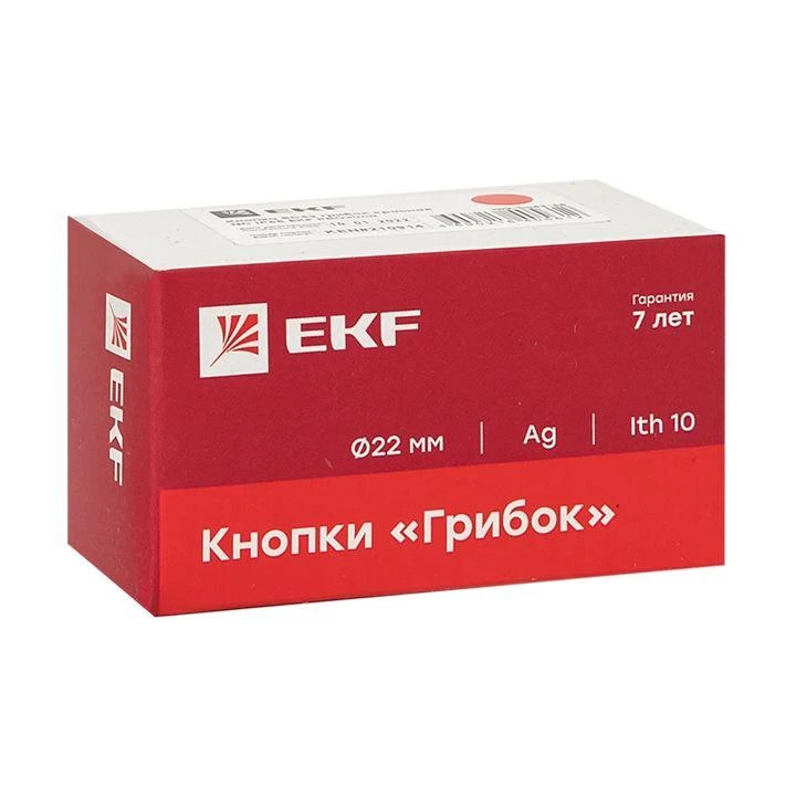 Кнопка "Грибок" BS542 NC IP65 поворотн. красн. PROxima EKF xb2-bs542-65 5