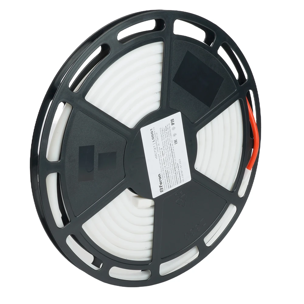 Светодиодная неоновая лента Feron LS551, 120SMD(4040)/м 14.4Вт/м 24V 5000*13*13мм RGB, IP68, неоновая 48731 2
