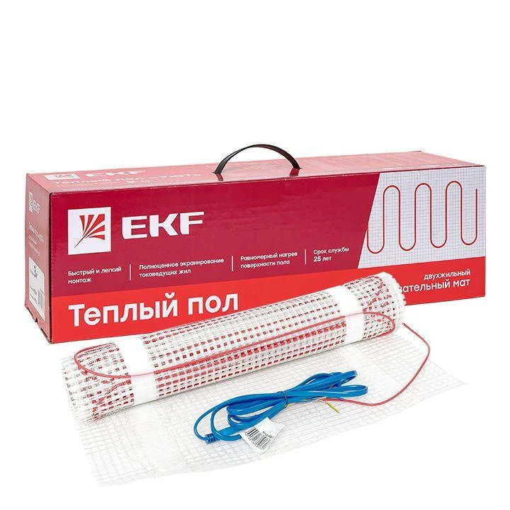 Комплект "Теплый пол" (мат) двухжил. 450Вт 3кв.м "Уют" PROxima EKF nm2-450-3 2