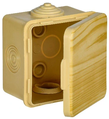 Коробка распаячная ОП КМ 65х65х50 IP54 откид. крышка 4 ввода сосна IEK UKO31-065-065-050-K34-54