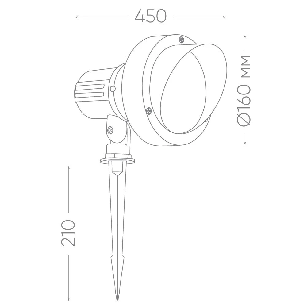 Светодиодный светильник тротуарный (грунтовый) Feron SP2706 12W 6400К 85-265V IP65 32132 3
