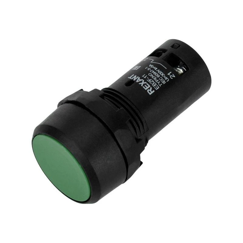 Кнопка EB22 возвратная зел. NO+NC 300В Rexant 36-5531 3
