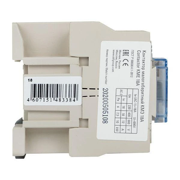 Контактор КМЭ 18А кат. 110В AC 1НО PROxima EKF ctr-s-18-110 5
