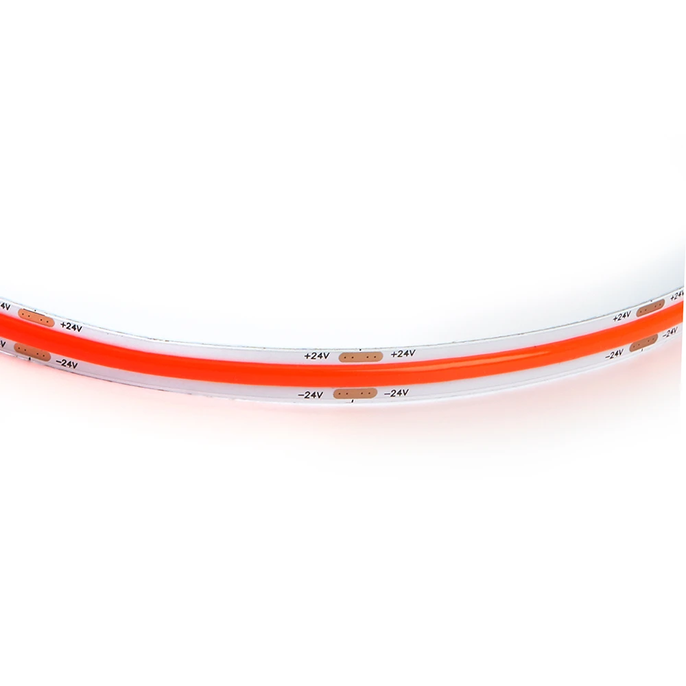 Светодиодная COB лента Feron LS530 320SMD(2110) 8Вт/м 24V 5000*8*1,8мм IP20, красный 48266 5