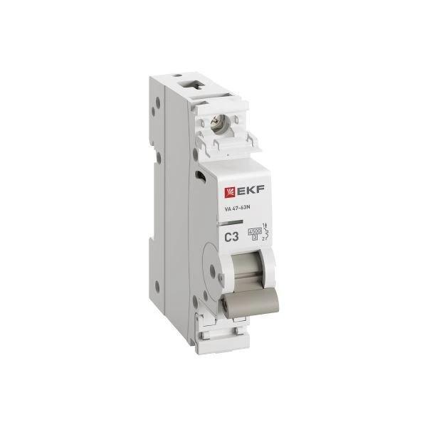 Выключатель автоматический 1п C 3А 4.5кА ВА 47-63N PROxima EKF M634103C 2