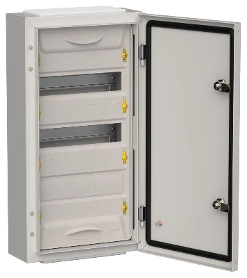 Корпус ЩРн-36 (1х36) TITAN 5 585х310х140 IP54 метал. сер. IEK TI5-50-N-036-54-7035