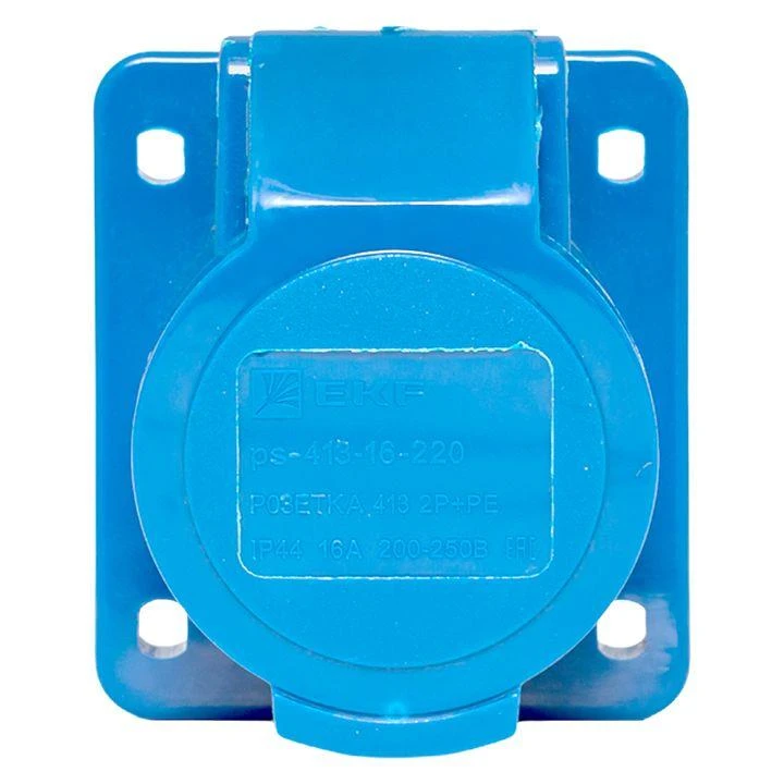 Розетка скрыт. уст. 16А 220В 2P+РЕ IP44 (413) EKF ps-413-16-220 1