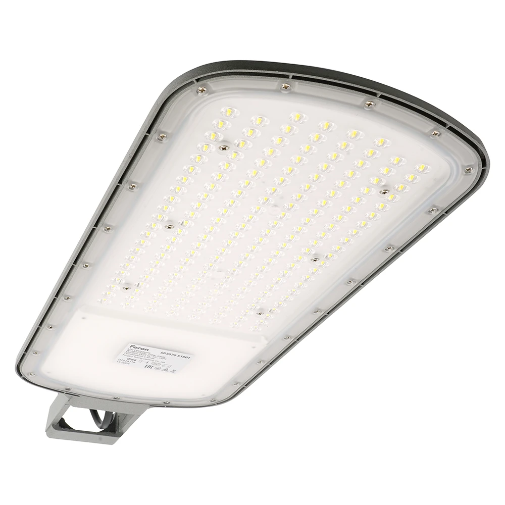 Светодиодный уличный консольный светильник Feron SP3070 120W 5000K AC90-300V, серый 51801 5