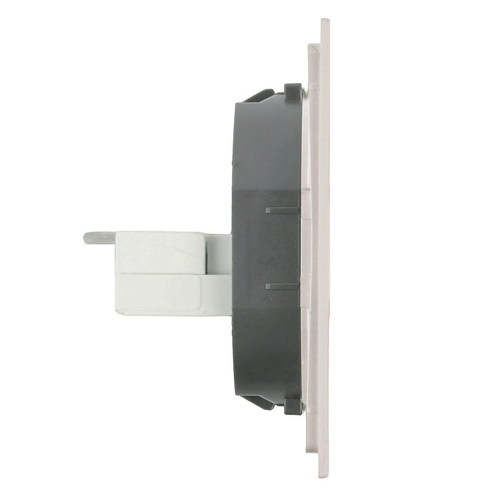 Розетка компьютерная 2-местная RJ-45 (механизм), STEKKER, серия Мия, RST00-3111-08, пудровый жемчуг 50481 2