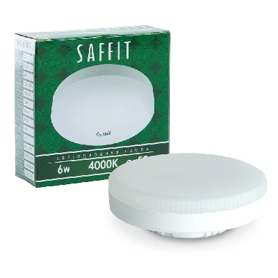 Лампа светодиодная SAFFIT SBGX5306 GX53 6W 230V 4000K 55195