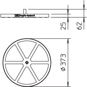 Основание для сист. FangFix F-FIX-B16 OBO 5403235 1